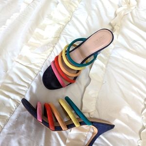 Halogen- Atlantic Pacific, rainbow sandal, size 7